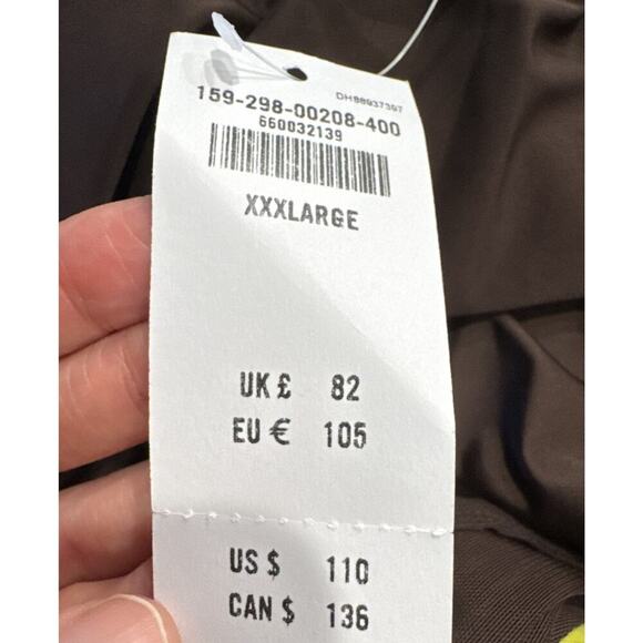 Abercrombie & Fitch Vol. 28 Maxi Dress Womens XXXL Brown Sheer Halter Open Back - Picture 9 of 10